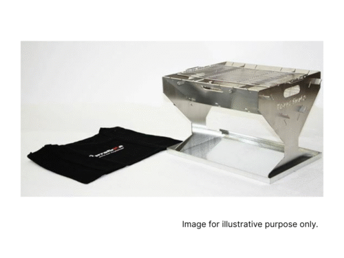 TERRAFIRMA STAINLESS STEEL FIRE PIT BBQ TF1730
