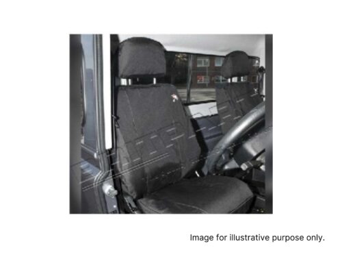 Land Rover Defender Front WATERPROOF Seat Covers DA2815 BLACK